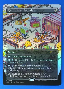MTG Retrofitter Foundry FOIL An Encyclopedia Of Magic Secret Lair 0018 RARE - Image 1