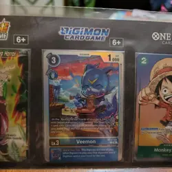 SEALED Gen Con 2023 Promo One Piece TCG Monkey.D.Luffy Digimon Dragon Ball - Image 3