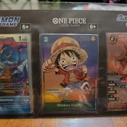 SEALED Gen Con 2023 Promo One Piece TCG Monkey.D.Luffy Digimon Dragon Ball - Image 4