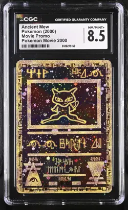 CGC 8.5 Ancient Mew 2000 Movie Promo Pokemon Movie 2000 SWIRL Pokemon Card - Image 1