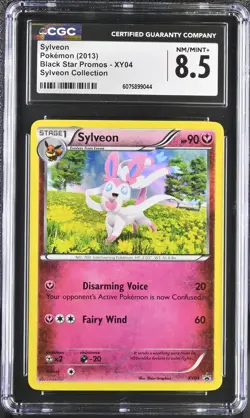 CGC 8.5 Sylveon 2013 Black Star Promos XY04 Holo Pokemon Card - Image 1