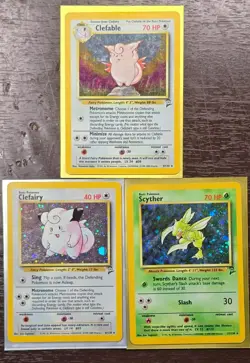 Pokemon Cards Lot (Base Set 2 - WOTC TCG - Holo Rares) vintage - Image 1