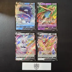 Pokemon TCG - V Card 4-Card Lot - Ultra Rare Holo - NM - Image 1