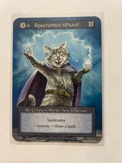 Sorcery Contested Realm Apurrentice Wizard Promo Card Severine Pineaux NM - Image 1