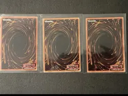 Yugioh Card Collection Of 6 Vintage Cards Dark Magician Gaia The Night LP - Image 3