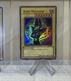 Yugioh Card Collection Of 6 Vintage Cards Dark Magician Gaia The Night LP - Image 5