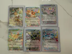 Pokemon TCG Eeveelution Promo Prismatic Evolutions 6 Cards - Image 1