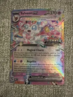 Sylveon ex 041/131 Holo Prismatic Evolutions Pokemon Card NM Eeveelution - Image 1
