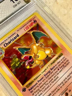 PGC 10 Charizard 1ST Edition Base 1999 Holo Pokemon PSA 4/102 Card Shadowless #2 - Image 2