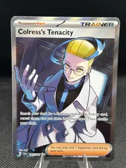 Pokemon TCG Colress's Tenacity Trainer Ultra Rare Card 087/064 - Image 1