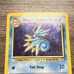Pokemon Misty's Seadra Gym Heroes Prerelease Promo Holo Card No.9 70HP - Image 2