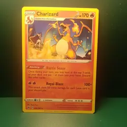 Pokemon TCG Charizard Vivid Voltage Regular Rare Card 025/185 N/M non Holo - Image 1