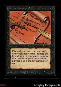 1993 Magic: The Gathering Collector's Edition - Contract from Below RARE (LP) - Image 1