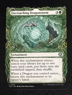 MTG Tarkir: Dragonstorm Encroaching Dragonstorm Showcase 0305 NM - Image 1