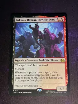 MTG * Tokka & Rahzar, Terrible Twos Teenage Mutant Ninja Turtles * 1X * NM - Image 1