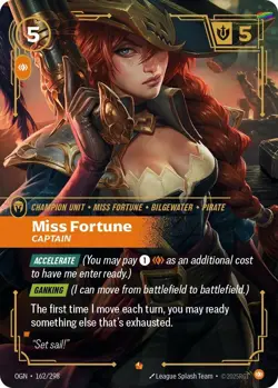 Miss Fortune - Captain [OGN - 162/298] - NM [Foil] TCG Riftbound - Image 1