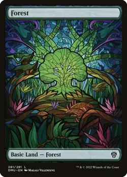 Forest 281 FULLART 1x MtG Dominaria United DMU SP/NM - Image 1