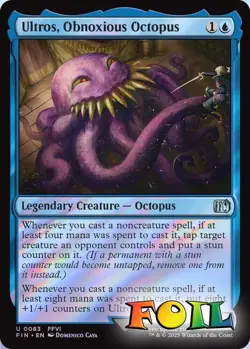 Ultros Obnoxious Octopus 0083 MTG FINAL FANTASY Uncommon NP Foil - Image 1
