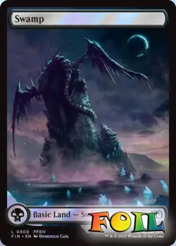 Swamp 0300 MTG FINAL FANTASY Land NP Foil - Image 1