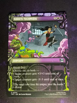 MTG * Karai's Technique (Showcase) Teenage Mutant Ninja Turtles * 1X * NM - Image 1