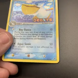Pelipper 21/107 EX Deoxys Reverse Holo Stamped HP - Image 3