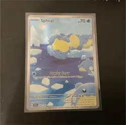 Pokemon Spheal 199/191 Sv08: Surging Sparks Holo Illustration Rare 70 HP English - Image 1