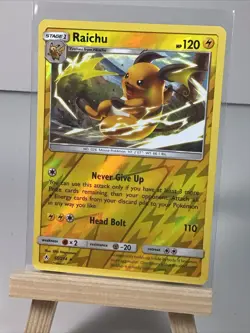 Raichu 55/214 Reverse Holo Unbroken Bonds Pokemon NM - Image 2