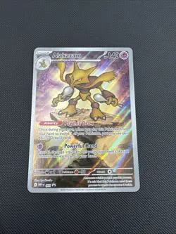 Pokemon MEP 009 - Black Star Promo Alakazam Full Art - - Image 1