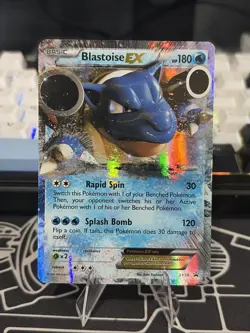 Blastoise EX Black Star Promo XY30 Holo Pokemon TCG - Image 1