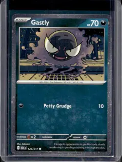 2026 Pokemon Ascended Heroes Gastly Common #123/217 - Image 1
