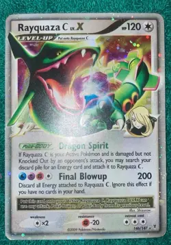Pokemon Rayquaza C LV.X 146/147 Supreme Victors Holo LP - Image 1