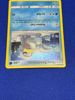 Pokemon Tcg Alolan Sandshrew 19a/145 Cosmos Holo - Image 3