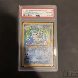 2021 Pokemon Celebrations Blastoise-Holo PSA 10 Classic Collection Base Set - Image 1