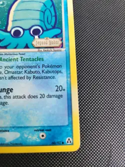 Pokemon Omanyte Legend Maker Reverse Holo #60/92 2006 - Image 4