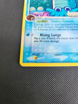 Pokemon Omanyte Legend Maker Reverse Holo #60/92 2006 - Image 5