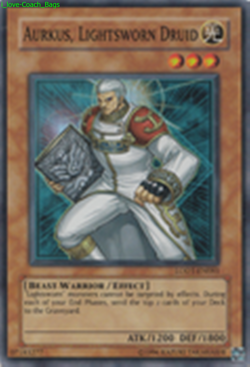 Aurkus, Lightsworn Druid LODT-EN081 Super Rare Unlimited - Near Mint YuGiOh - Image 1