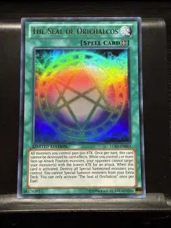 Yugioh The Seal Of Orichalcos LC03-EN001 Ultra Rare Limited Edition NM - Image 1