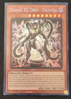 Yu-Gi-Oh! DoomZ XII Zero-Drastea Secret Rare Dragon Effect Doom of Dimensions - Image 1