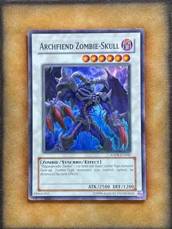Yugioh Archfiend Zombie-Skill ANPR-EN042 Super Rare MP - Image 1