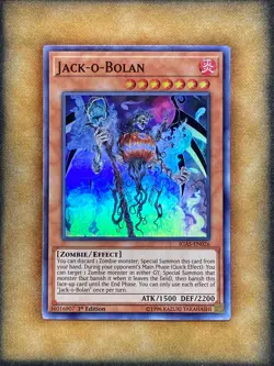 Yugioh Jack-o-Bolan IGAS-EN026 Super Rare 1st Ed NM - Image 1