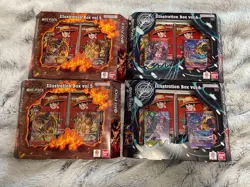 One Piece TCG Illustration Box Vol 5 and Vol 6 BUNDLE SEALED 2 EACH - Image 1