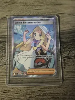 Pokemon TCG Mega Evolution Lillie’s Determination Full Art Trainer Card 169/132 - Image 1