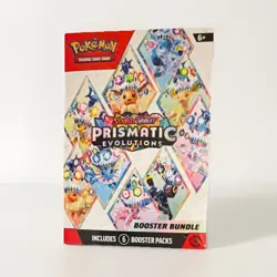 Pokemon cards TCG Prismatic Evolutions Booster Bundle Special Edition Box 6 Pack - Image 1