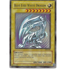 Yu-gi-oh Blue-Eyes White Dragon UR SDK-001+ 4 Other Rare Cards and Time Wizard - Image 2