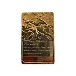 Pokemon Charizard 23k gold plated Trading card with Case Protection - Image 2