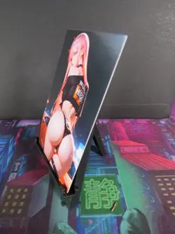 02 Zero Two Darling in Franxx Custom Art Card NM Anime Sexy Waifu Collectible - Image 2