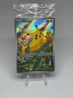 Pikachu 088 SVP: Scarlet & Violet Promo Cards Holo (4 Cards) Sealed - Image 1