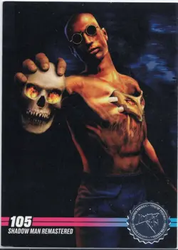 Shadow Man Remastered #105 Silver Limited Run Games Trading Card New Mint - Image 1