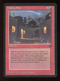 Legends Falling Star ~ Vintage MTG/Magic ~ LP+ Condition - Image 1