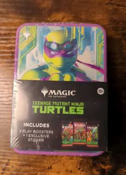 Magic: The Gathering Teenage Mutant Ninja Turtles Booster Tin Donatello SEALED - Image 1
